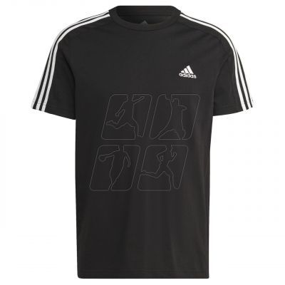 2. adidas Essentials Single Jersey 3-Stripes Tee M IC9334