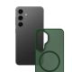 4. 3mk Smoke MagCase for Samsung Galaxy S24 - Green-Translucent