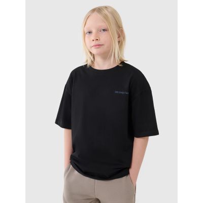 Boy's oversize T-shirt with inscription 4F 4FJWSS25TTSHM2184-20S