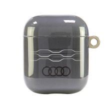 Audi IML Geometric Pattern Case for AirPods 1 / 2 - Gray