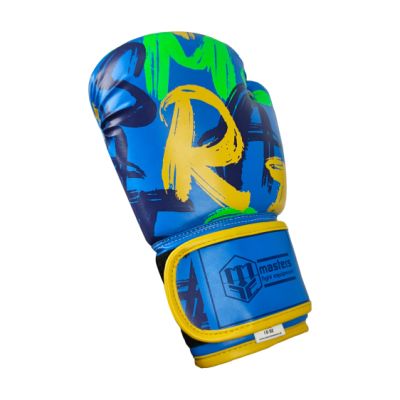 8. MASTERS RPU-VIBEZ Boxing Gloves 10 oz BLUE