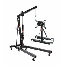 AWTOOLS 2-TON WORKSHOP CRANE + 900 kg ASSEMBLY TROLLEY