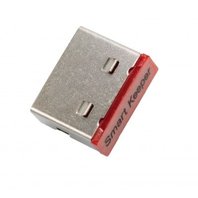 2. Smartkeeper CSK-PC01P Port Blocker USB Type-A Port Blocker Red, Stainless Steel Plastic 10 pcs.