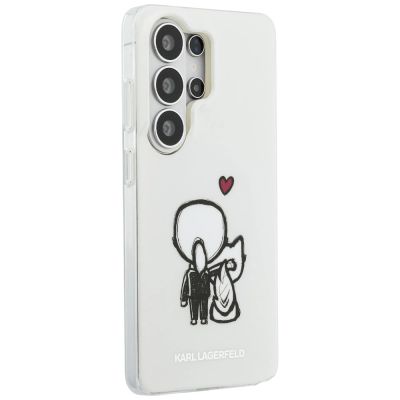 4. Karl Lagerfeld IML Karl&Choupette MagSafe Case for Samsung Galaxy S26 Ultra - Transparent