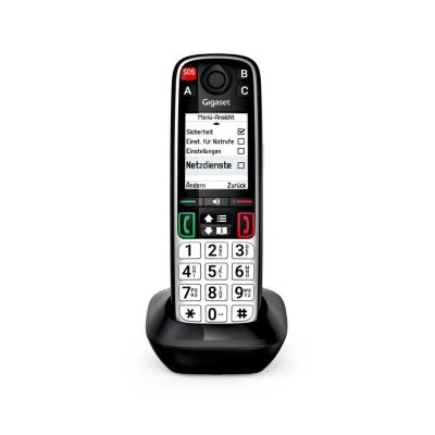 4. Gigaset EASY 500HX Analog/DECT Phone Caller Name and ID Black, Silver