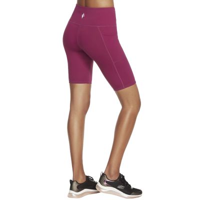 2. Skechers Go Walk High Waisted Bike Short W3SH53-MAG Pink XS