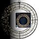 DECORATIVE LED RING 720 LEDS 50 CM BLACK