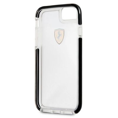 4. Ferrari Hardcase FEGLHCP7BK iPhone 7/8 SE 2020 / SE 2022 Shockproof transparent black