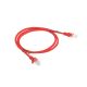 UTP patch cord Lanberg PCU5-10CC-0100-R (RJ45 - RJ45 ; 1m; UTP; cat. 5e; red color)