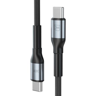 2. 3mk Hyper Cable N-SERIES USB-C / USB-C 2m 48V/5A 240W / black