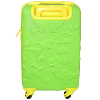 7. PROWORLD KID CABIN TRAVEL SUITCASE 18 INCHES - GREEN (DINO)