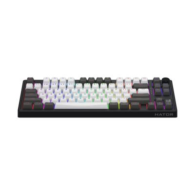 2. HATOR Skyfall Pro Wireless 80 Gaming Keyboard USB + RF Wireless + Bluetooth QWERTY US English Black, Gray