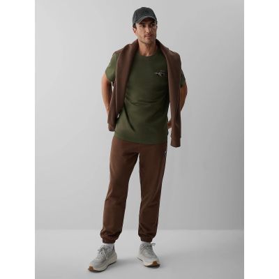 4. Men's regular printed T-shirt 4F 4FKAW26TTSHM4477-043S