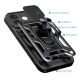 8. Hybrid Armor Camshield iPhone 16 Plus Armored Case with Camera Cover and Stand - Black