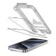 2. Tech-Protect Quick Set+ 2-pack tempered glass for iPhone 15 Pro - black