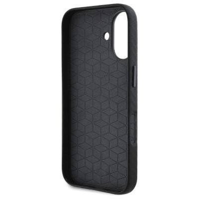7. BMW Carbon Wrapped Metal iPhone 16 Case - Black