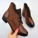 9. Women’s Camel Winter Ankle Boots Jezzi ASA198-15