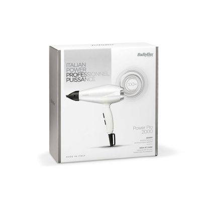 6. Babyliss 6704WE Hair Dryer (2000W; white)