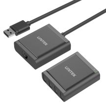UNITEK Y-2516 USB 2.0 Hubs and Concentrators 480 Mbit/s Black