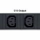 5. Intellinet 163682 PDU 8-way power strip, black