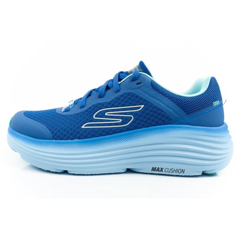 2. Skechers Max Cushioning Men's Light Blue Running Shoes
