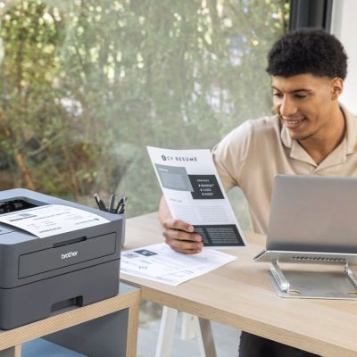 2. Brother HL-L2445DW 1200 x 1200 DPI A4 Wi-Fi Laser Printer