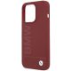6. BMW Silicone Big Logo MagSafe case for iPhone 15 Pro - red
