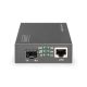 12. 10 Gigabit Mediaconverter RJ45/SFP supports 1G, 2.5G, 5G and 10G