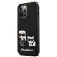 2. Karl Lagerfeld KLHCP13LSSKCK iPhone 13 Pro / 13 6.1" hardcase black/black Silicone Karl & Choupette
