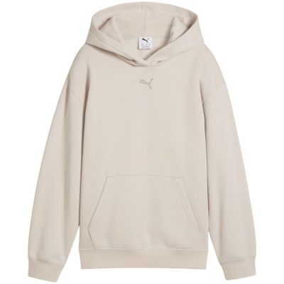 2. Kids' Puma ESS Centered Cat Logo Relaxed Hoodie beige 692973 82