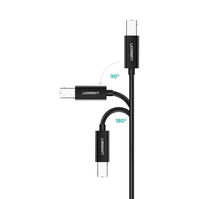 2. Ugreen US241 USB-C 2.0 - USB-B cable 1 m - black