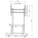 12. TECHLY MOBILE TV STAND LED/LCD/PDP 55-100 INCHES 150KG WITH SHELF ICA-TR30