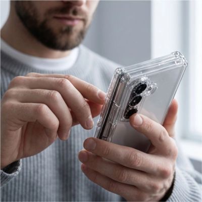 4. Tech-Protect FlexAir Hybrid Case for Samsung Galaxy Z Fold 8 Ultra - Transparent