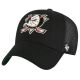 3. 47 Brand NHL Anaheim Ducks Branson Cap H-BRANS25CTP-BKH Black One size