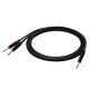 2. SSQ JSJM2 - stereo jack cable - 2x mono jack 2 meters