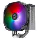 7. Silverstone SST-ARV140-ARGB Computer Cooling System Processor Air Cooler 14cm Black, Gray 1 pc.