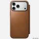 5. Nomad Modern Leather Folio Cell Phone Case 17.5 cm (6.9") Tan/Light Brown