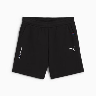 4. Puma Bmw Mms Boys' Tracksuit Shorts Black Cotton