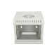 15. Extralink - 4U 10" wall-mounted cabinet, gray