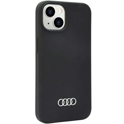 2. Audi Silicone Case iPhone 14 6.1" black/black hardcase AU-LSRIP14-Q3/D1-BK