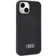 2. Audi Silicone Case iPhone 14 6.1" black/black hardcase AU-LSRIP14-Q3/D1-BK