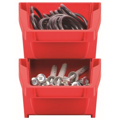 31. BINEER SHORT WORKSHOP BIN CONTAINER SET 10 PCS RED KISTENBERG