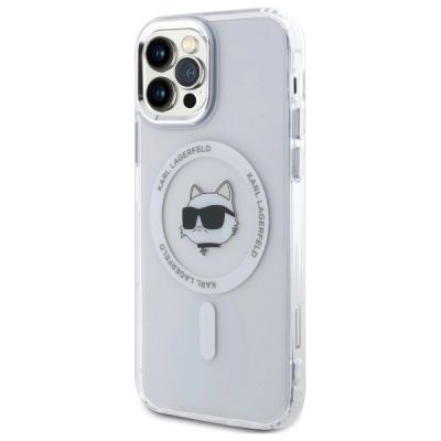 2. Karl Lagerfeld IML Metal Choupette Head MagSafe iPhone 12 Case - White