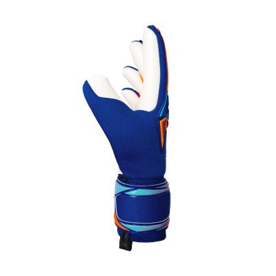 4. Reusch Attrakt Freegel Advance Goalkeeper Gloves Blue-Orange 5670235 4129