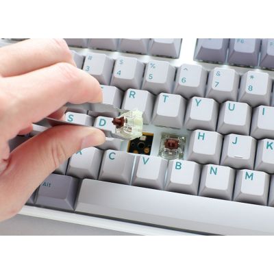 6. Ducky One 3 TKL Gaming Keyboard USB US English Silver