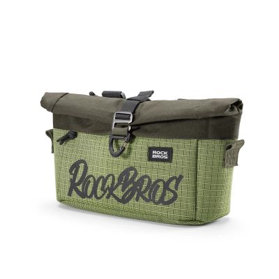 Rockbros W020-1 Foldable Handlebar Bicycle Bag - Green