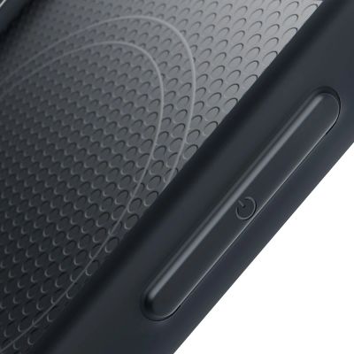 4. 3mk Hardy Apple Silky Leather MagCase for Apple iPhone 14 Plus - Black