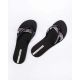 4. Ipanema Kirei women's flip-flops, fashionable and comfortable, black for the beach