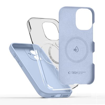 3. Tech-Protect Silicone MagSafe Case for iPhone 17 - Blue