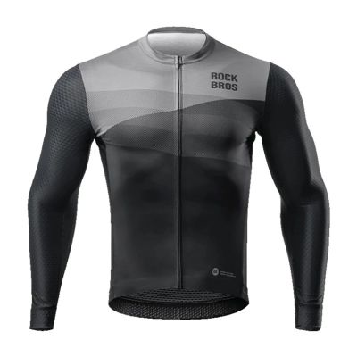 2. Rockbros 15120009005 Long Sleeve Cycling Jersey Spring/Summer XXL - Black